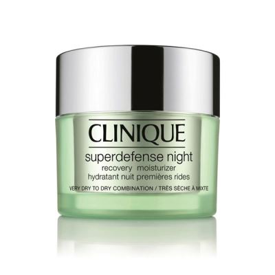 CLINIQUE Superdefense Night Recovery Moisturizer Pelle Molto Arida/da Arida a Normale 50 ml